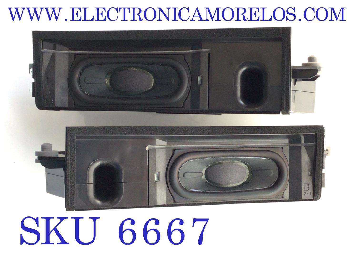 KIT DE BOCINAS PARA TV SONY / NUMERO DE PARTE 1-859-254 / VBN0722 / VBN0704 / PANEL YSAF065CNS01 / MODELO KD-65X75CH / KD65X75CH